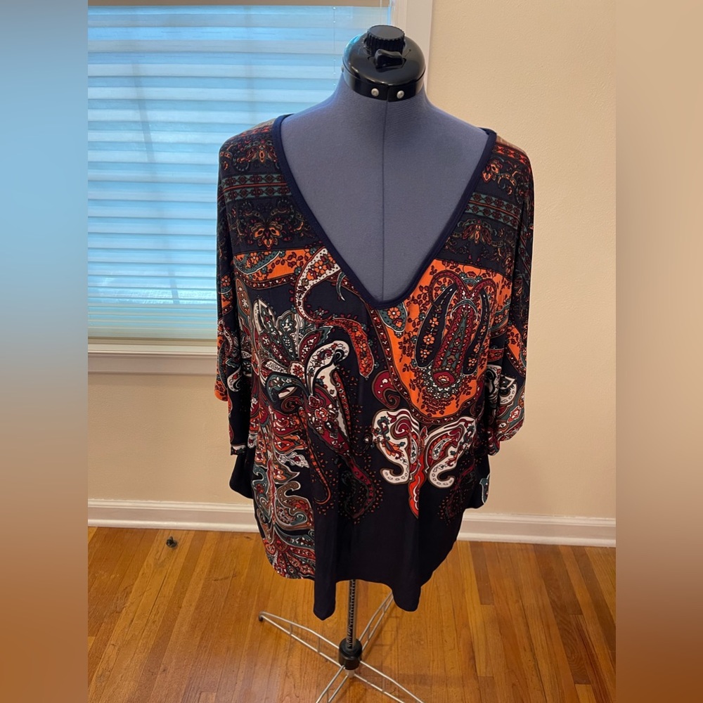 Mode Fableaux boho 2x Poncho Shirt
